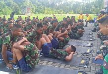 Jelang Tupdik, Siswa Dikmata Satdik 3 Kodiklatal Sorong Laksanakan Samapta Akhir